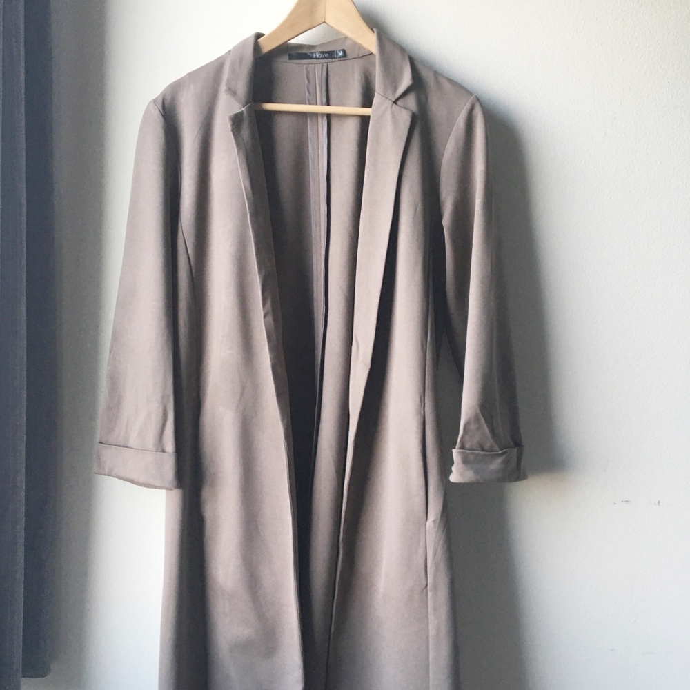 Light weight long, slouchy blazer ~ASOS